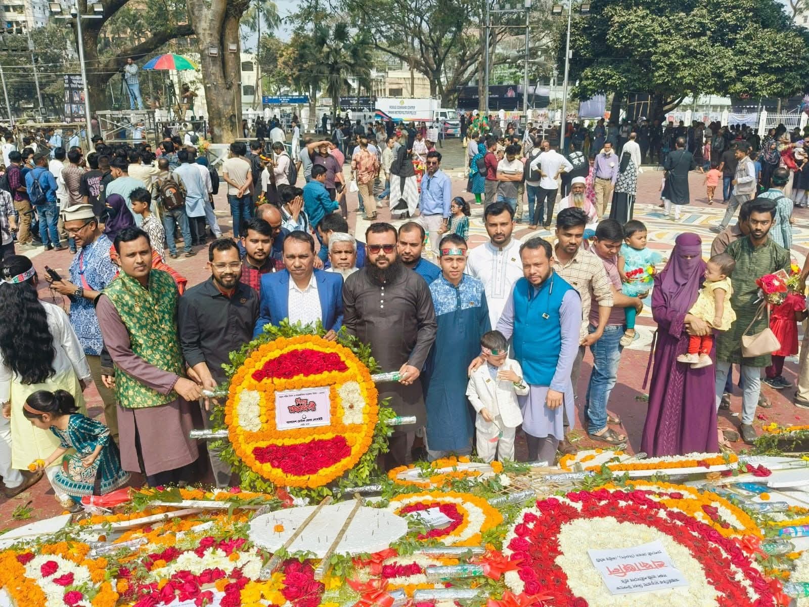 Wreath laying at Central Shahid Minar on the occasion of Great Martyrs Day and International Mother Language Day-2026
